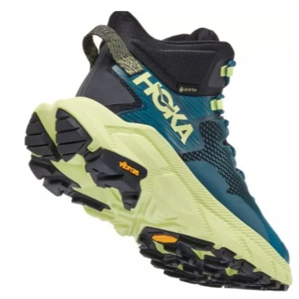 HOKA Men's Trail Code GTX‎ Hiking Boots, Blue Graphite, 14